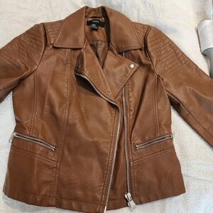 Forever 21 Brown Leather Jacket